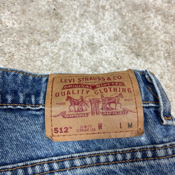 Levi's 512 Slim Fit Straight Leg Mom Jeans Women's 32x31 - Picture 5 of 13